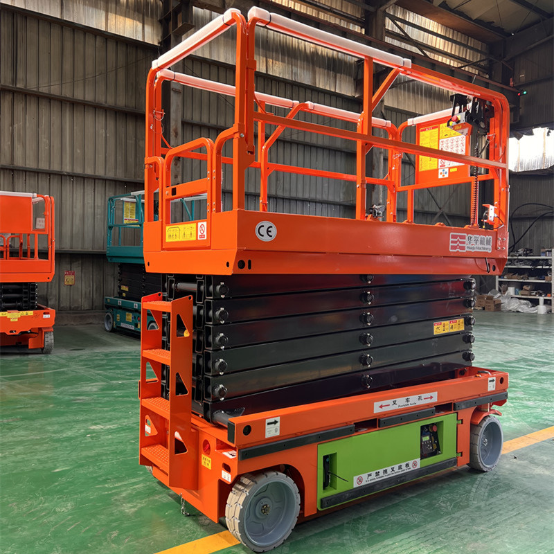 锂电自行走高空作业平台登高车剪叉式